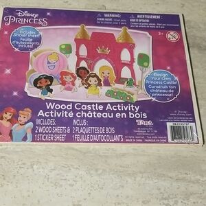 Disney Princess  Wood Castle Activity
